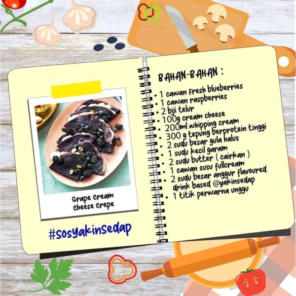 YAKIN SEDAP 4x Grape Drink Base (350ml) + FREE GIFT - Image 5