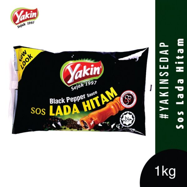 YAKIN SEDAP Black Pepper Sauce Pouch (1kg) - Image 2