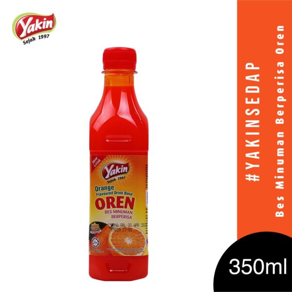 YAKIN SEDAP 4x Orange Drink Base (350ml) - Image 2