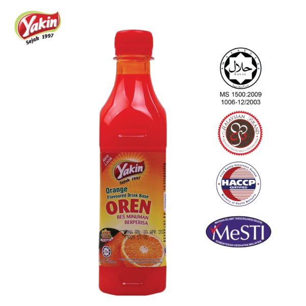 YAKIN SEDAP 4x Orange Drink Base (350ml) - Image 3