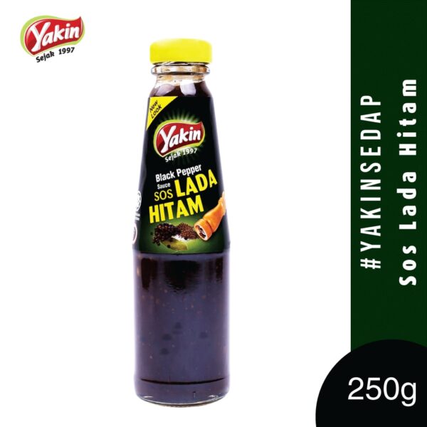 YAKIN SEDAP Sos Lada Hitam / Black Pepper Sauce (250g)