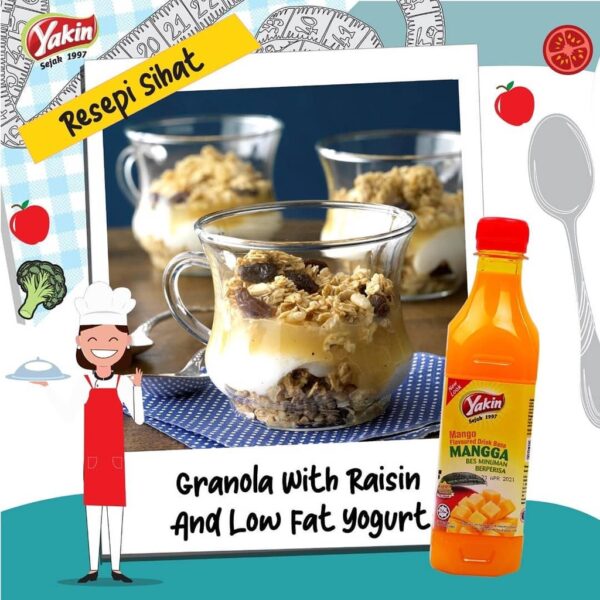 YAKIN SEDAP 4x Mango Drink Base (350ml) + FREE GIFT - Image 4