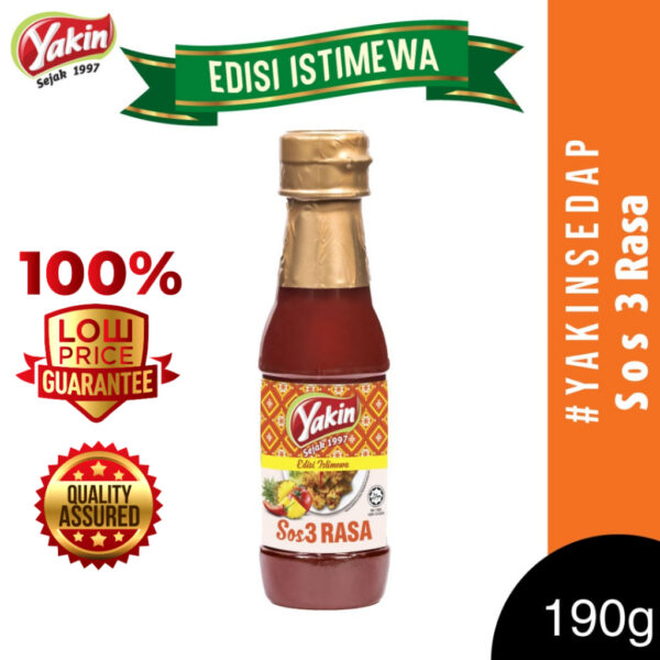YAKIN SEDAP Sos 3 Rasa (190g) - Image 2