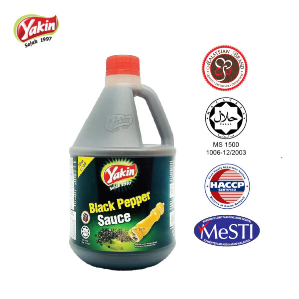 YAKIN SEDAP  Sos Lada Hitam / Black Pepper Sauce (2.2kg) - Image 2