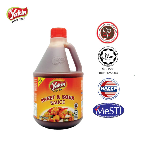 YAKIN SEDAP Sos Masam Manis/ Sweet & Sour Sauce (2.2kg) - Image 2