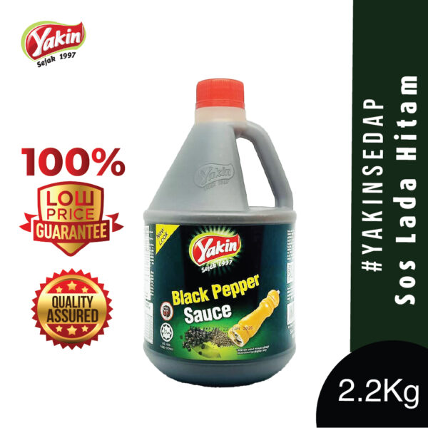 YAKIN SEDAP  Sos Lada Hitam / Black Pepper Sauce (2.2kg) - Image 3