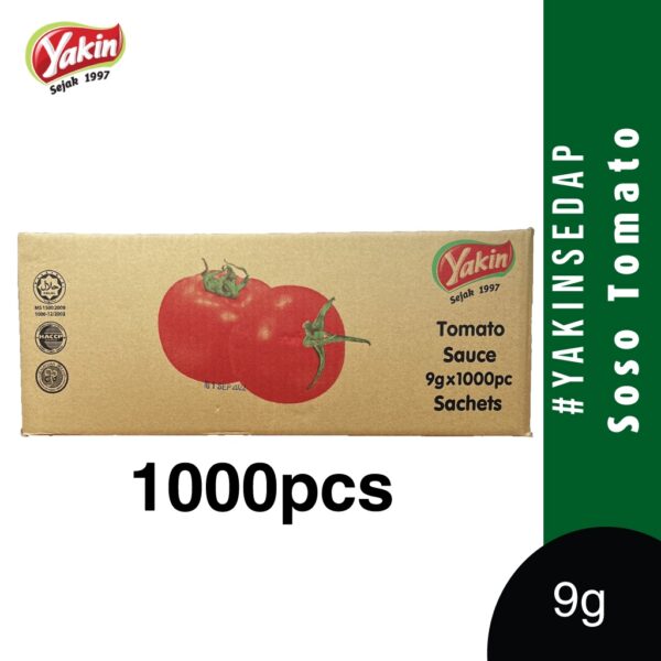 Yakin Sedap Tomato Sauce Sachet (150 Pcs/1000 Pcs x 9g) - Image 5