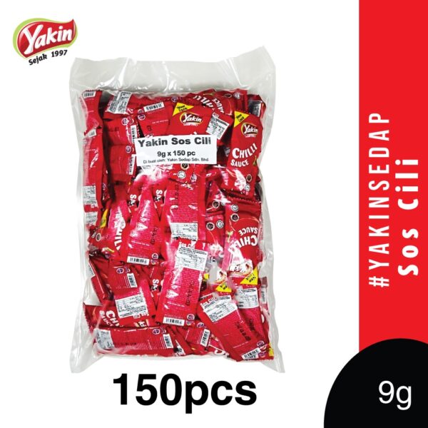 Yakin Sedap Chili Sauce Sachet (150 Pcs/1000 Pcs x 9g) - Image 3