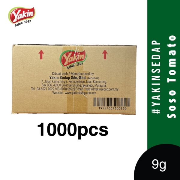 Yakin Sedap Tomato Sauce Sachet (150 Pcs/1000 Pcs x 9g) - Image 6