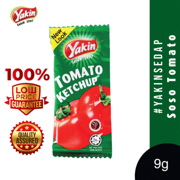 Yakin Sedap Tomato Sauce Sachet (150 Pcs/1000 Pcs x 9g)