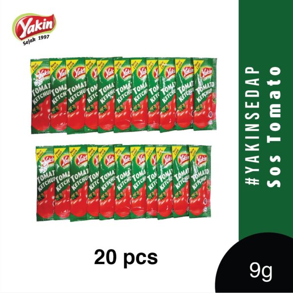 YAKIN SEDAP Chili Tomato Sachet (190g) 10pcs 20 pcs | Sos Cili Paket Kecil Sos Cili Sachet Chili Sauce Packet - Image 6