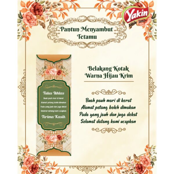 Doorgift Kahwin Mini Viral Yakin Sedap Sos Cili / Kicap / Sirap (150g) - Image 3