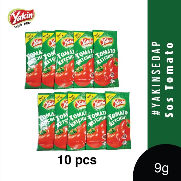 YAKIN SEDAP Chili Tomato Sachet (190g) 10pcs 20 pcs | Sos Cili Paket Kecil Sos Cili Sachet Chili Sauce Packet - Image 5